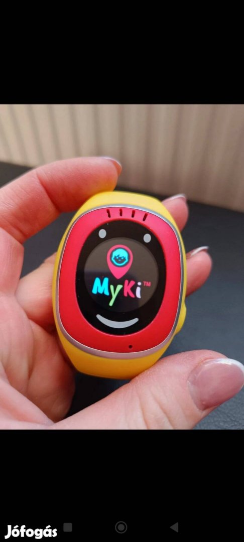 Myki Touch GSM/GPS nyomkövetős piros/sárga okos óra 