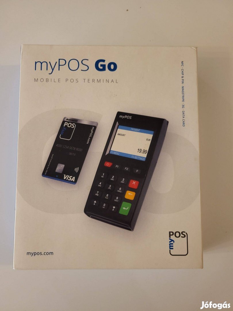 Mypos Go - hordozható 4G POS terminál