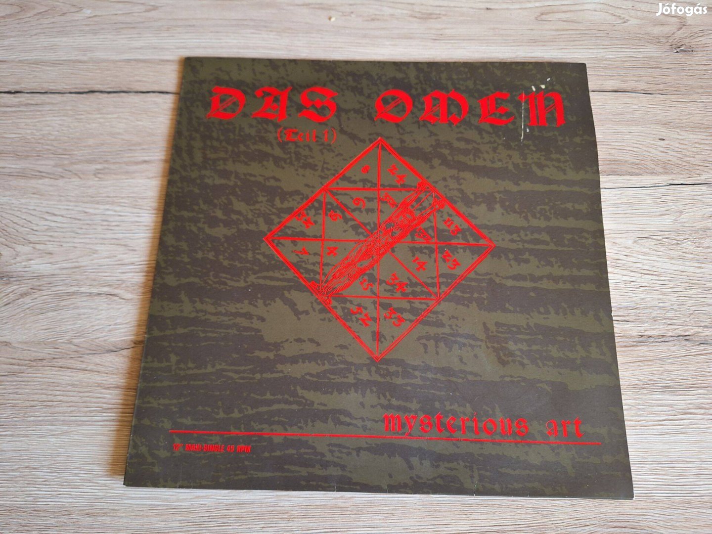 Mysterious Art - Das Omen (Teil 1) maxi bakelit lemez ! LP