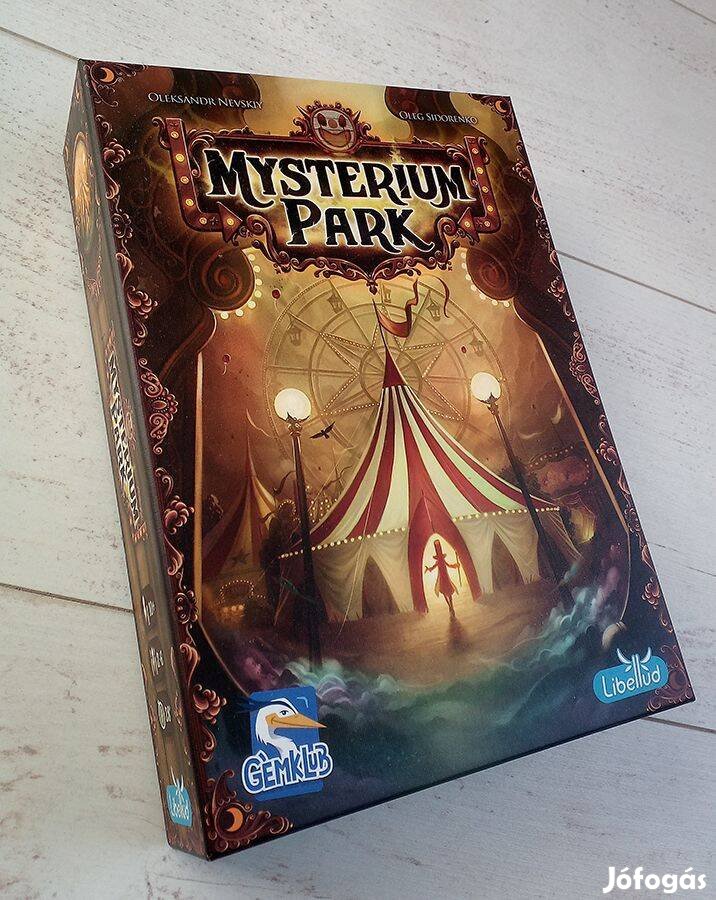 Mysterium Park társasjáték rejtélyes és művészi bontott, de Új!