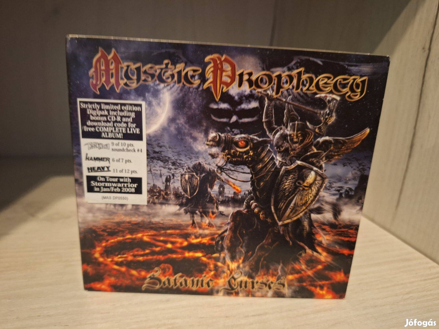Mystic Prophecy - Satanic Curses CD CD-R Limited Edition, Digipak