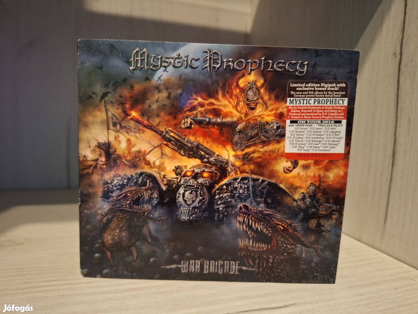 Mystic Prophecy - War Brigade CD Limited Edition, Digipak