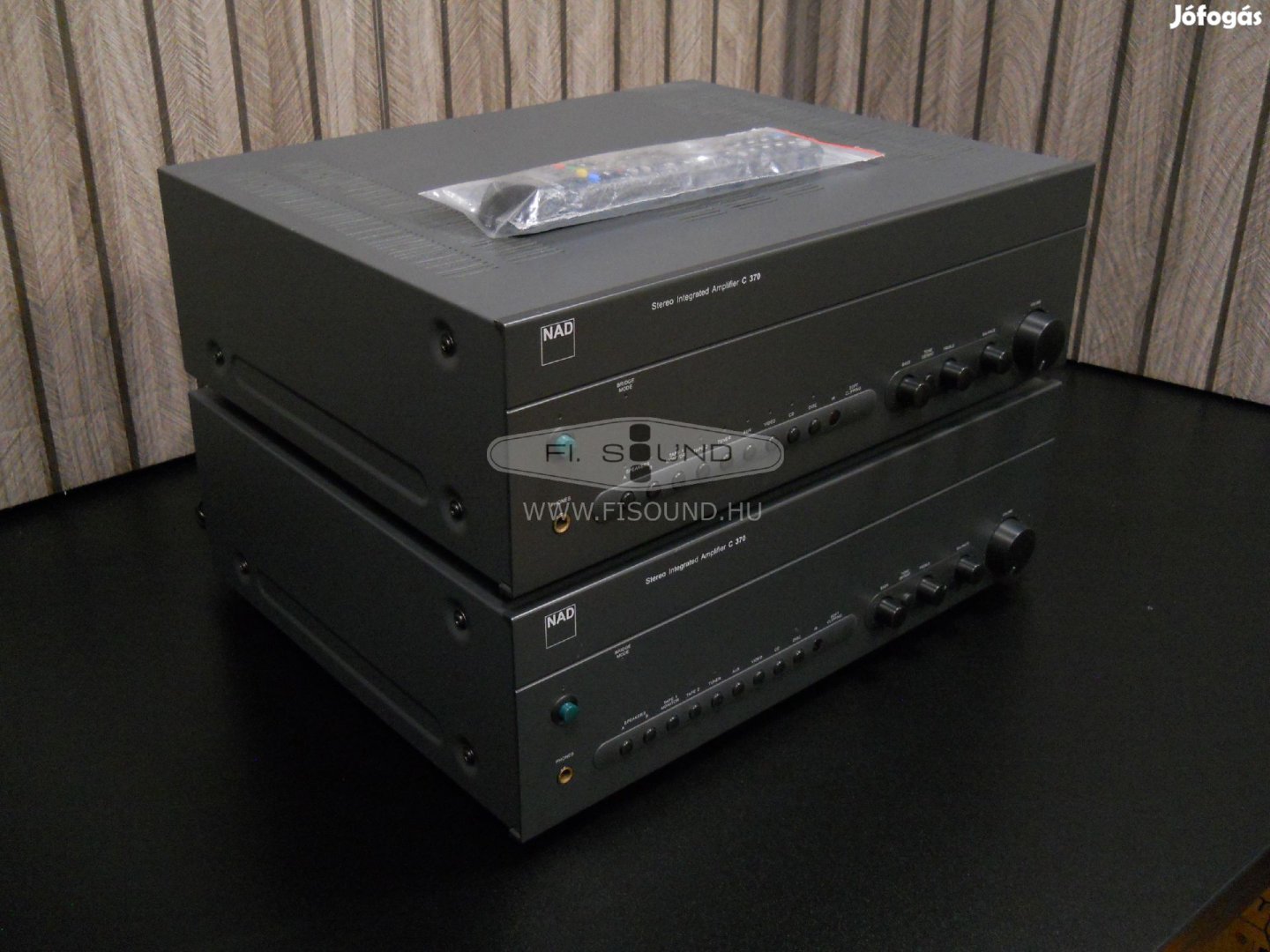 NAD C 370 ,(1.) 2x180W,4-16 ohm,4 hangfalas sztereo erősítő