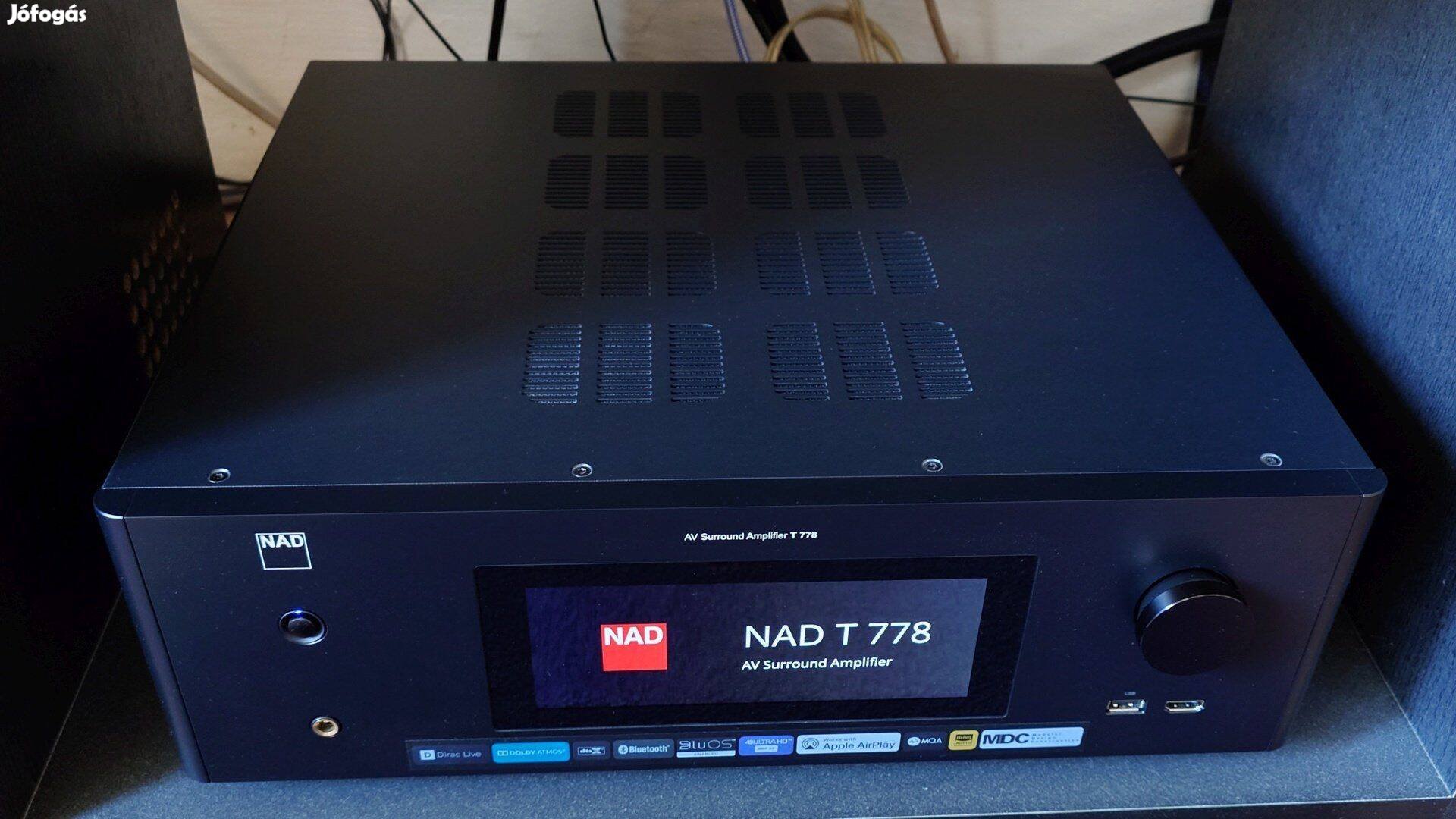 NAD T778 házimozi erősítő, garanciális!