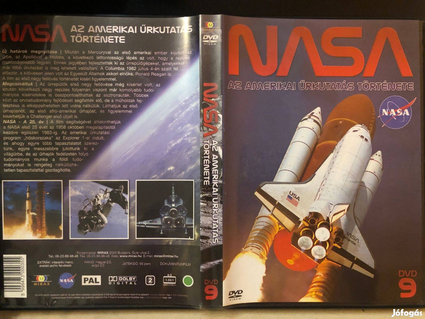 NASA Az amerikai űrkutatás története 9. (karcmentes) DVD