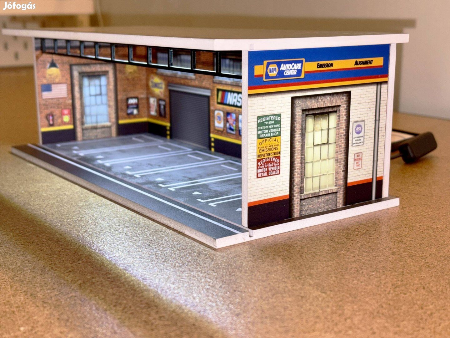 NASCAR garázs dioráma 164