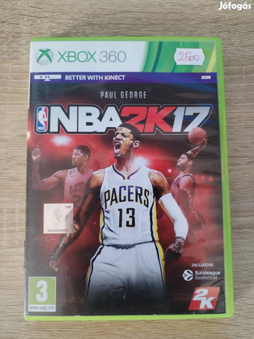 NBA 17 Xbox 360 játék 
