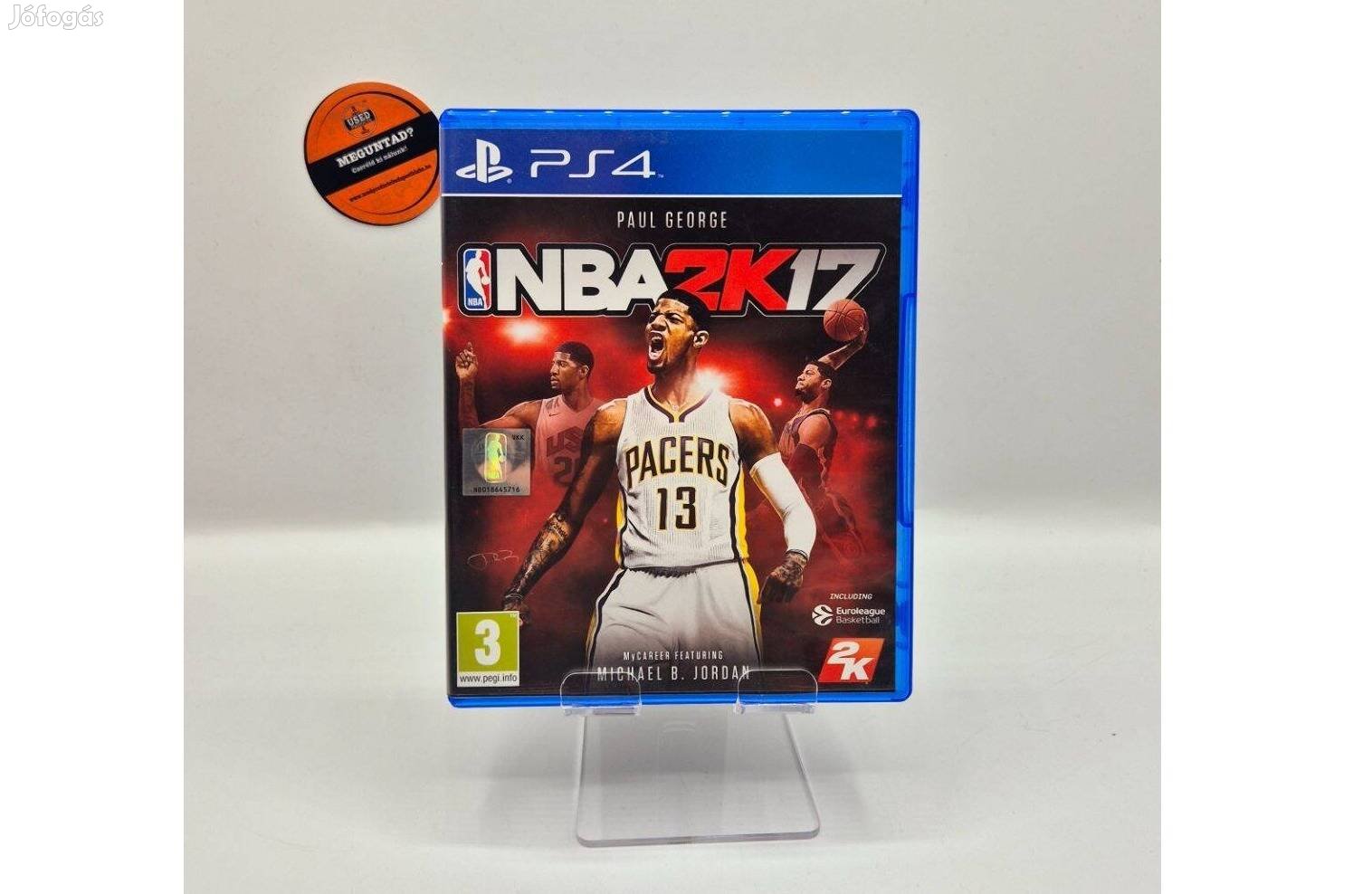 NBA 2K17 -PS4 játék, használt