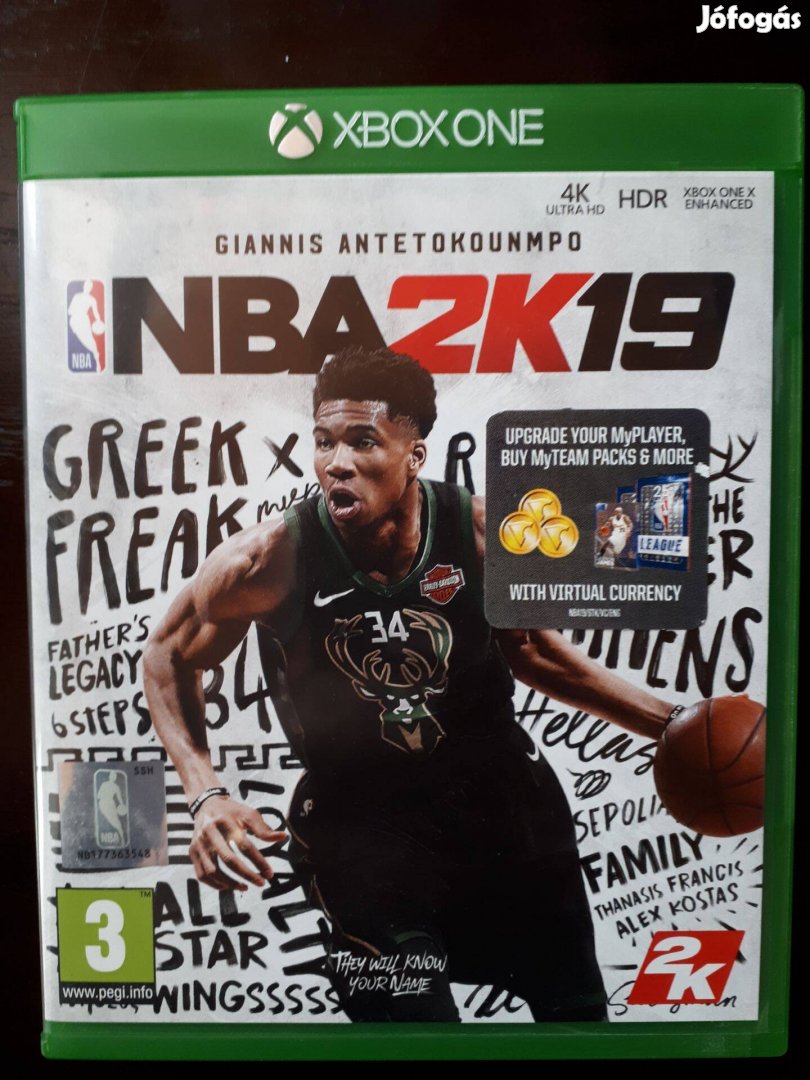 NBA 2K19 xbox one-series x játék,eladó-csere"