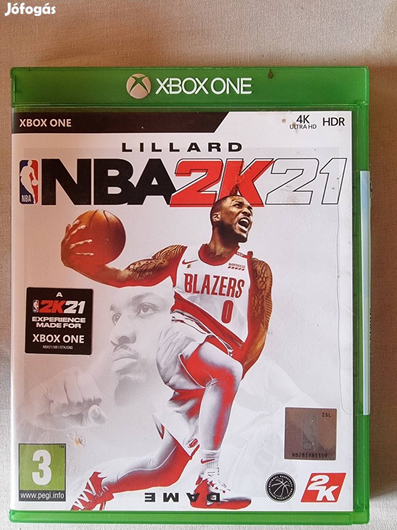 NBA 2K21 xbox one játék.