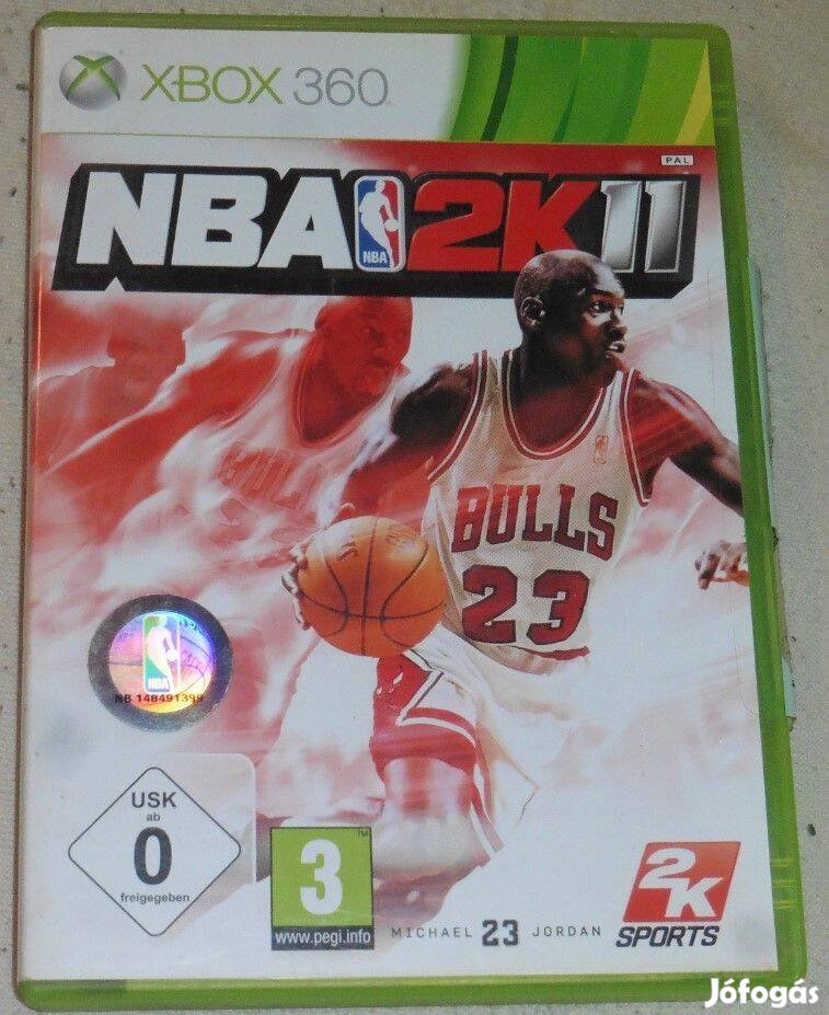 NBA 2k11 (kosárlabda) Gyári Xbox 360 Játék Akár Féláron