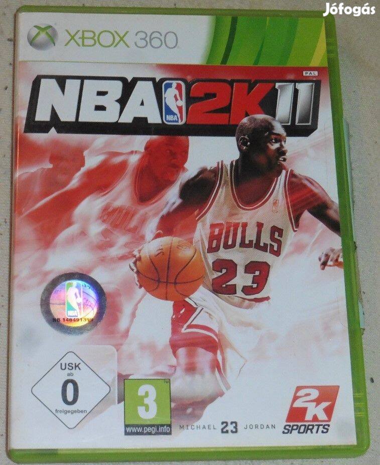 NBA 2k11 (kosárlabda) Gyári Xbox 360 Játék Akár Féláron