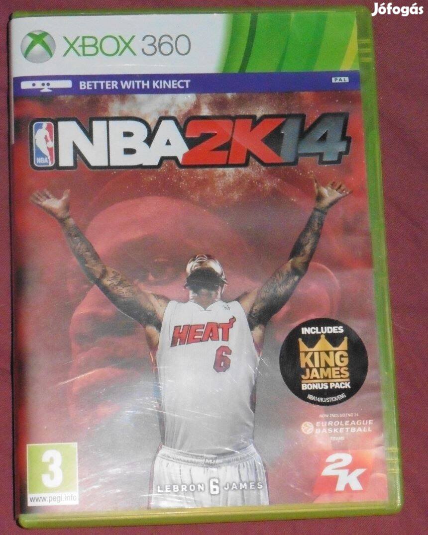 NBA 2k14 kinect re is Gyári Xbox 360 Játék Akár Féláron