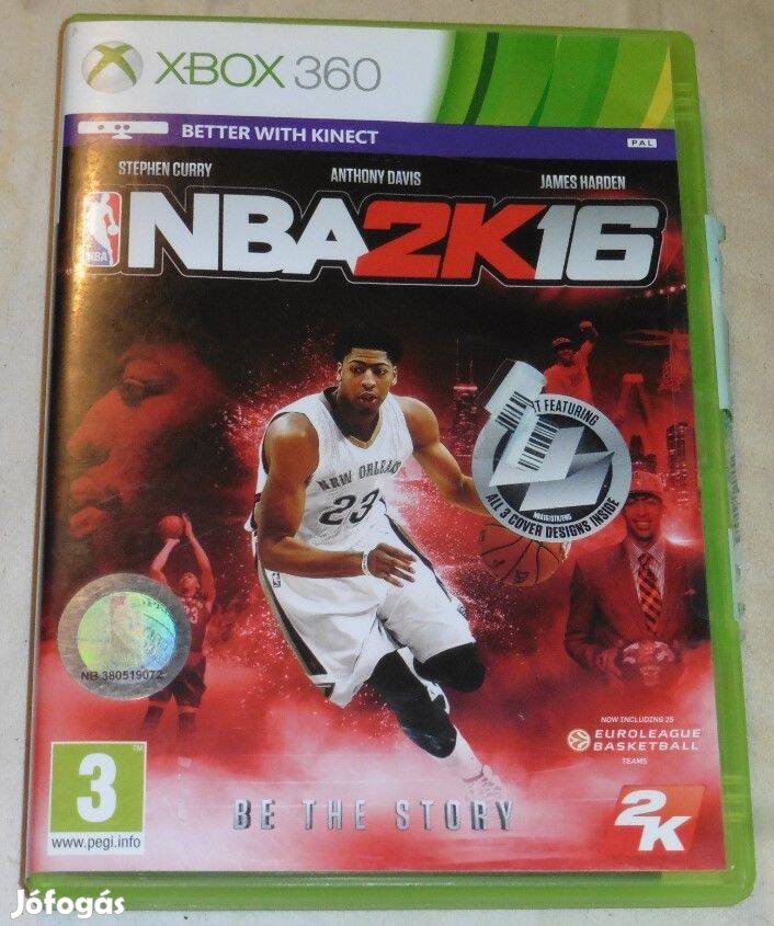 NBA 2k16 kinect re is Gyári Xbox 360 Játék Akár Féláron