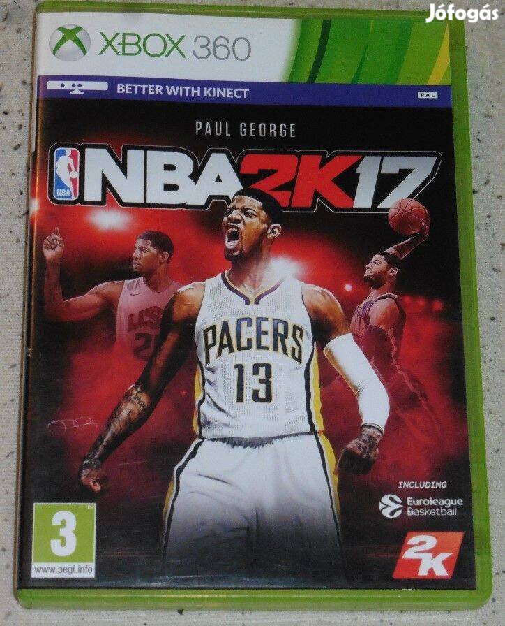 NBA 2k17 kinect re is Gyári Xbox 360 Játék Akár Féláron