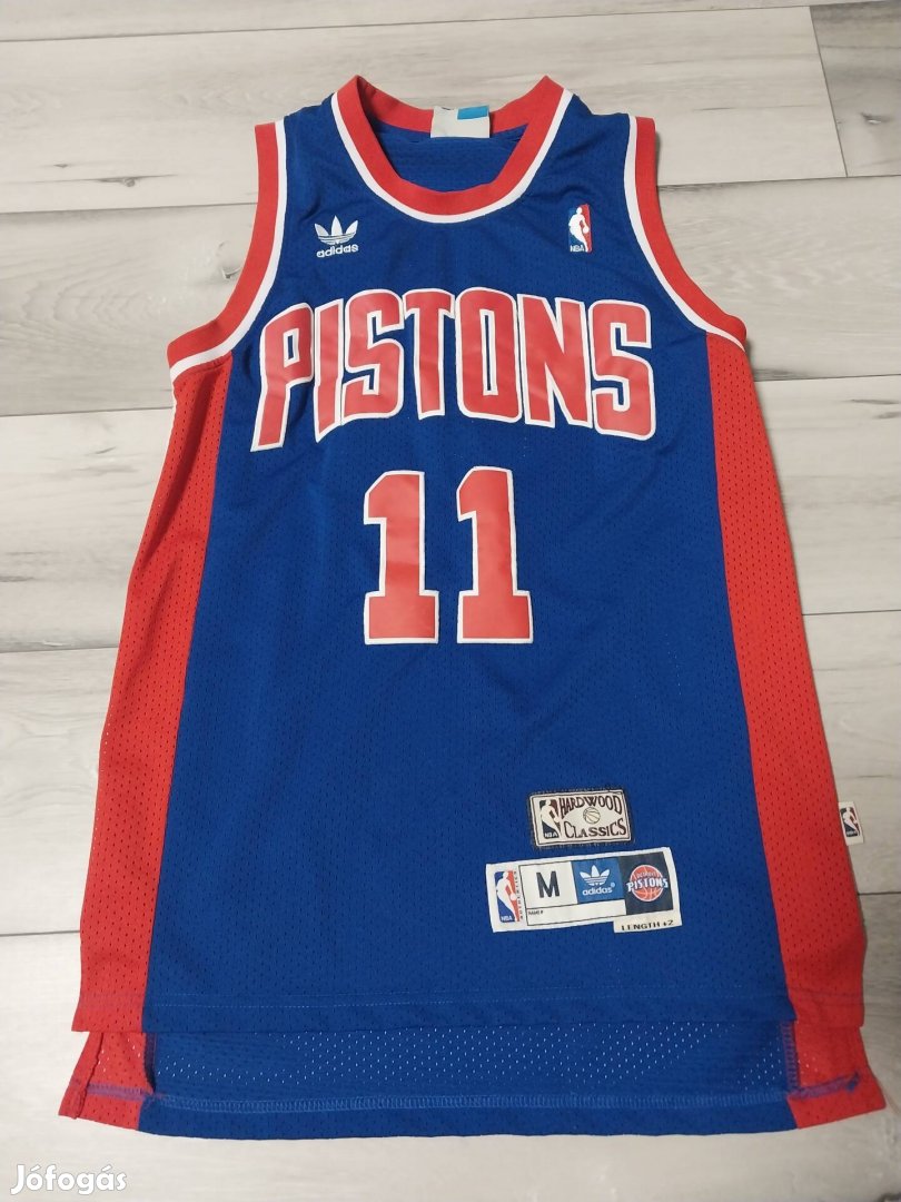 NBA Adidas Hardwood Classics Detroit Pistons kosárlabda mez 