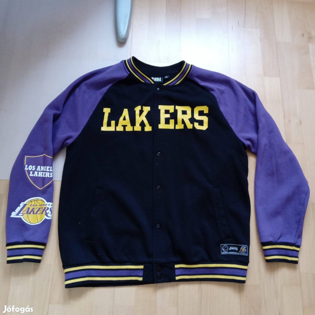 NBA Lakers férfi kosaras pulcsi 2XL pamut kabát