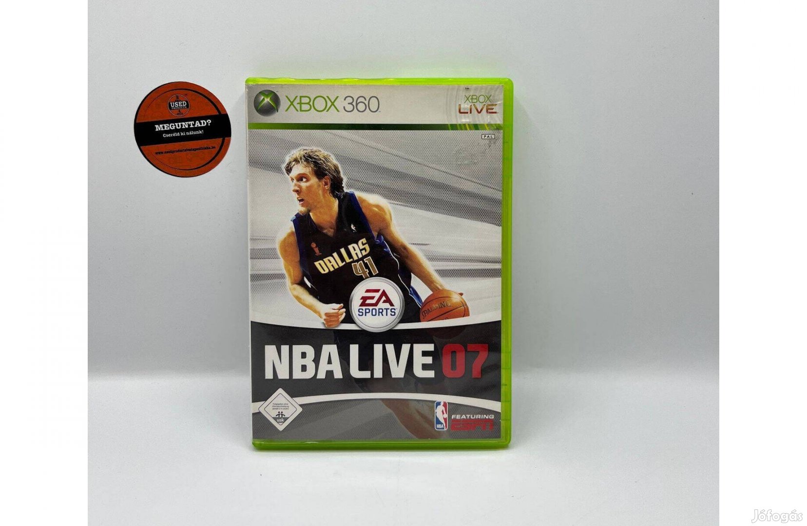 NBA Live 07 - Xbox 360 játék, használt