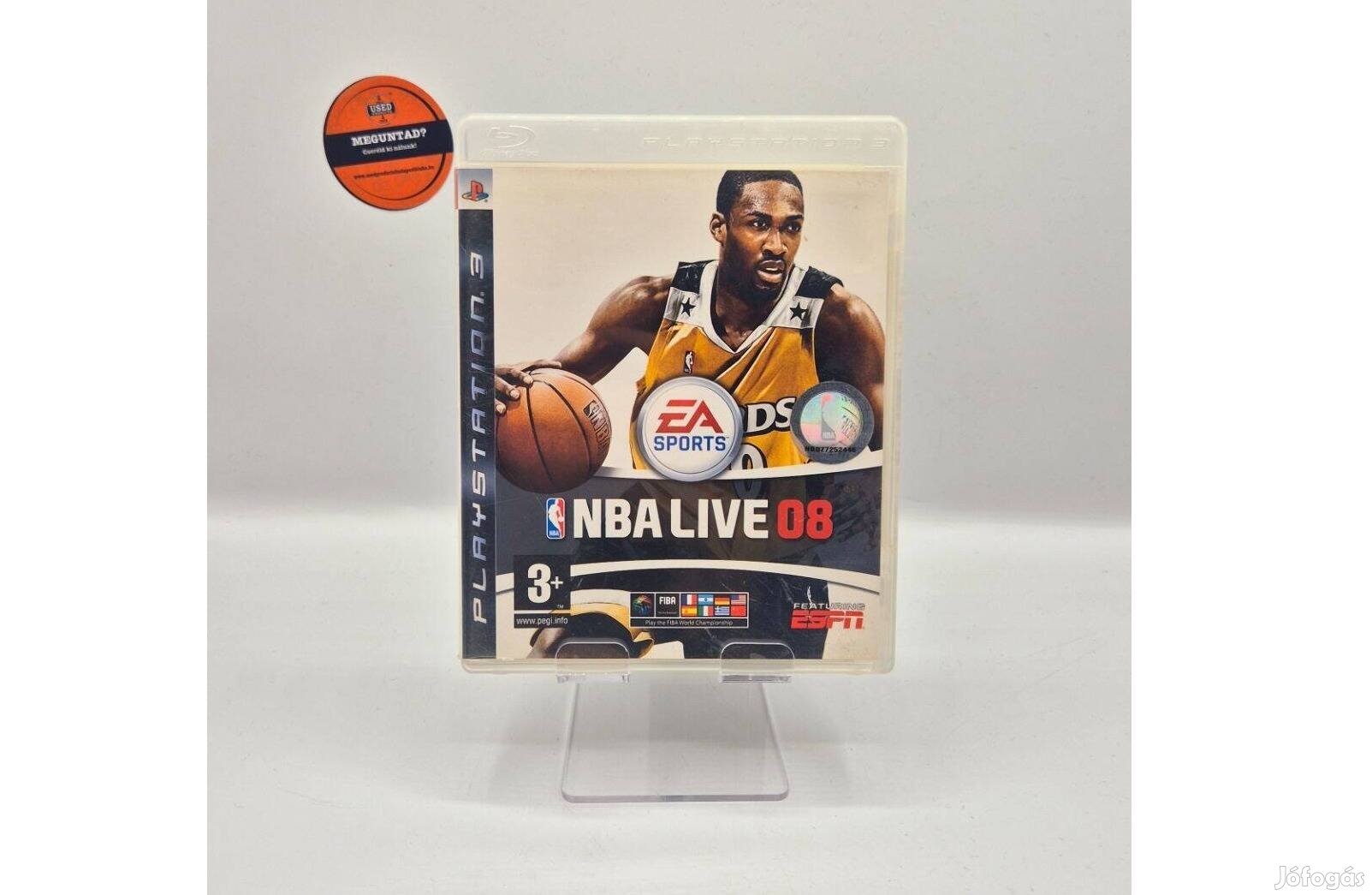 NBA Live 08 - PS3 játék, használt