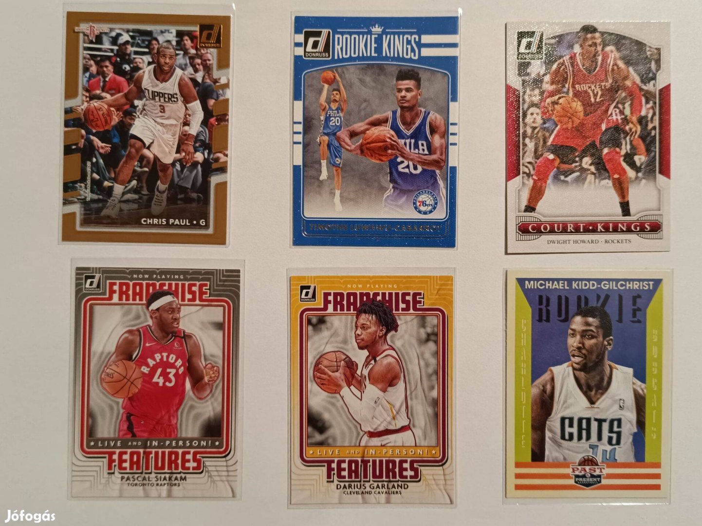 NBA kosaras kártya - 6 db