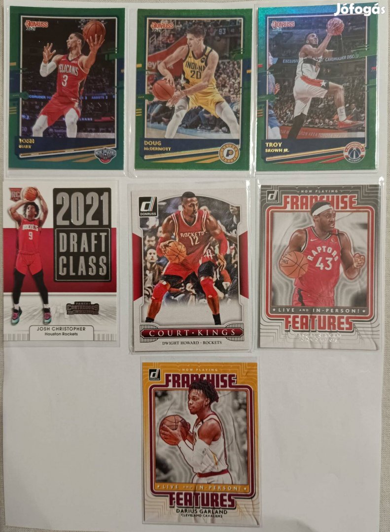 NBA kosaras kártya - 7db