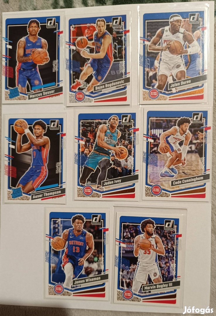 NBA kosaras kártya - 8 db