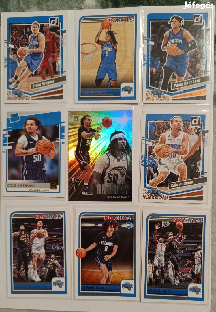 NBA kosaras kártya - 9 db