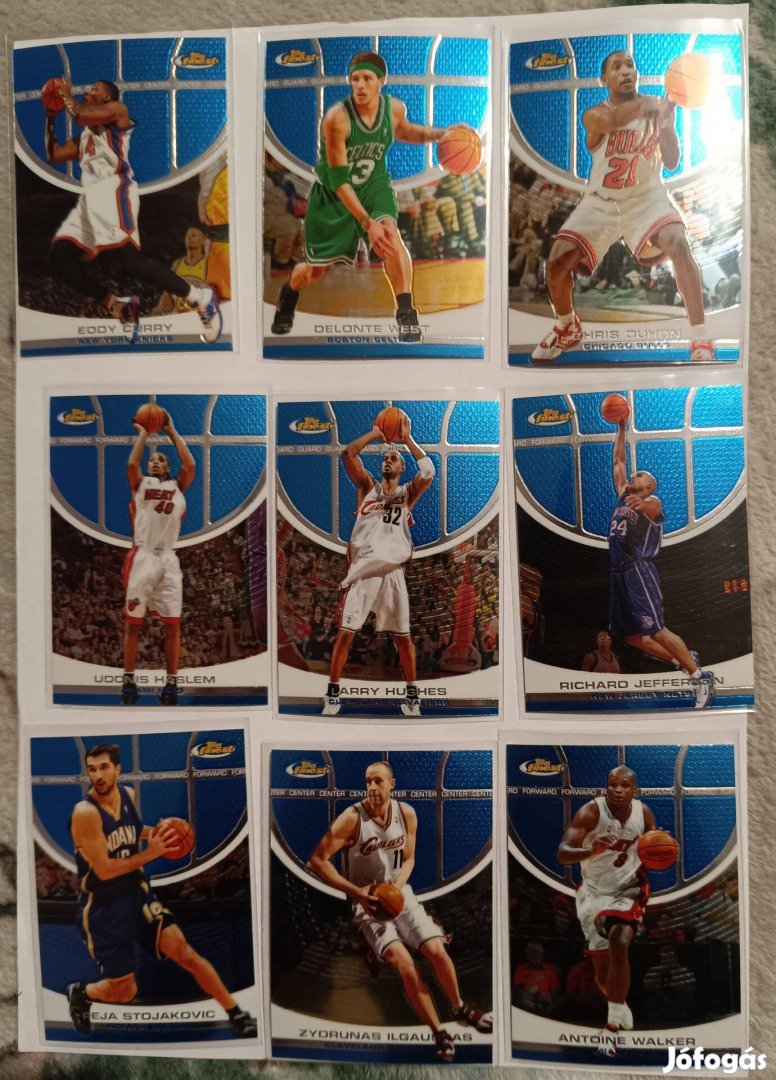NBA kosaras kártya - 9 db