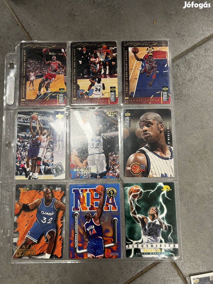 NBA kosárlabda kártyagyűjtemény 450 db