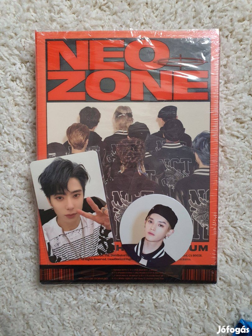 NCT 127 Neo Zone C version, Jaehyun PC, orange, kpop CD album
