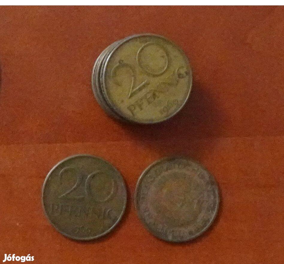 NDK 20 pfennig érme 1969