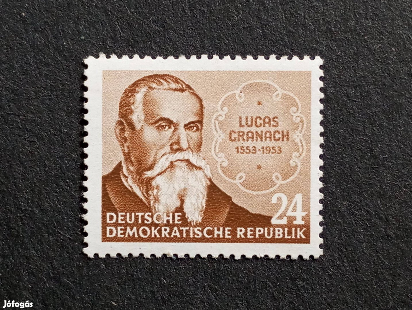 NDK DDR 1953 Lucas Cranach halálának 400. évfordulója postatiszta bély