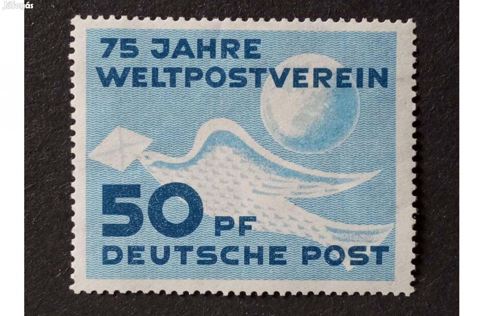 NDK DDR postatiszta bélyeg 1949 Az Egyetemes Postaszövetség fennállásá