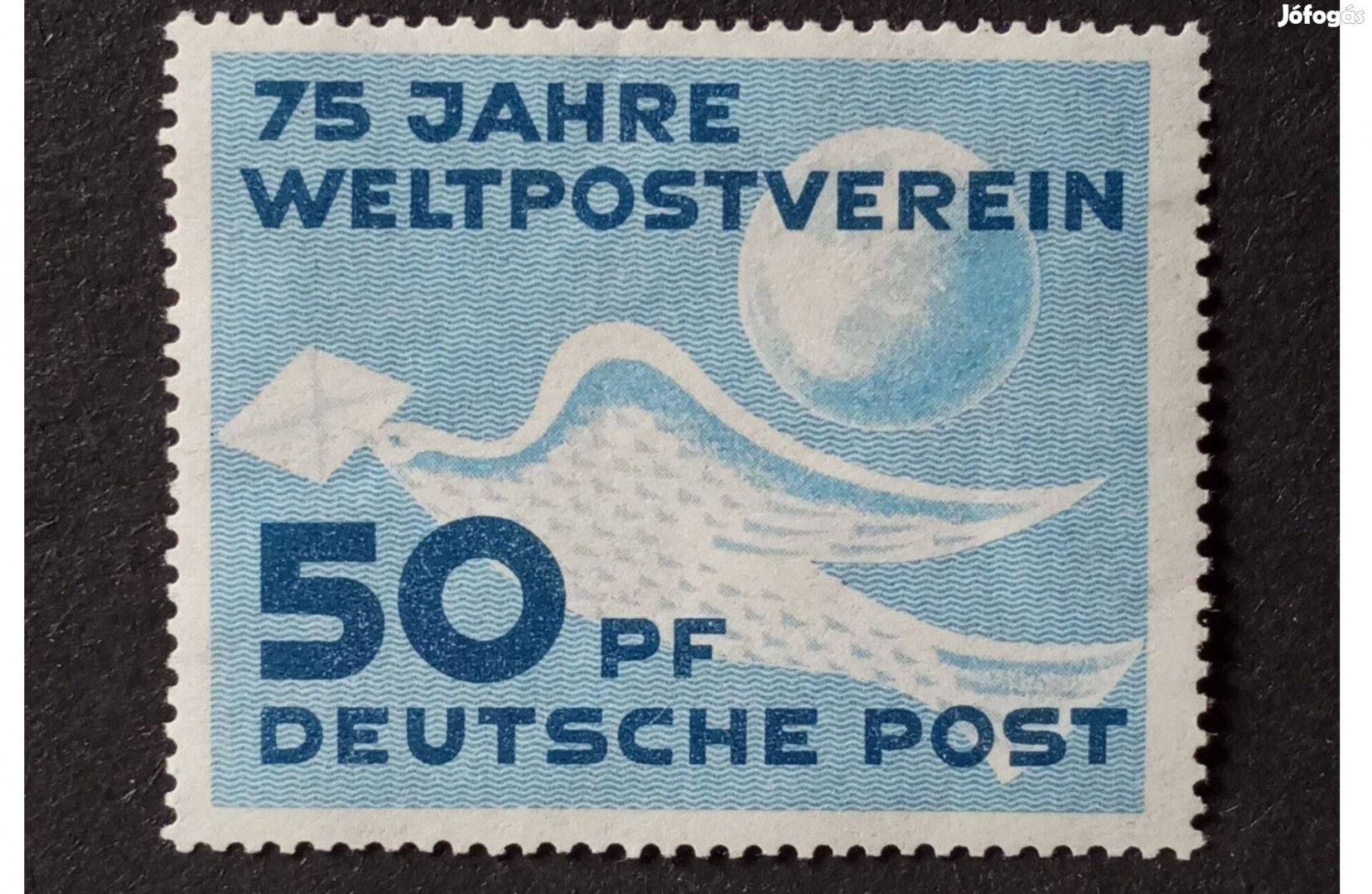 NDK DDR postatiszta bélyeg 1949 Az Egyetemes Postaszövetség fennállásá