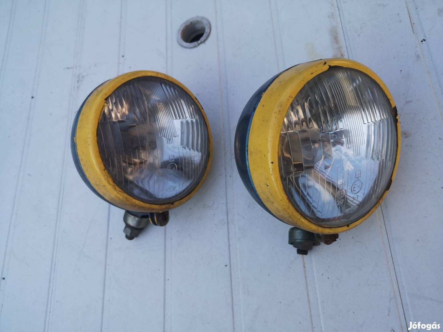 NDK s FER típusú veterán 140mm pótfényszóró fényszóró pár 