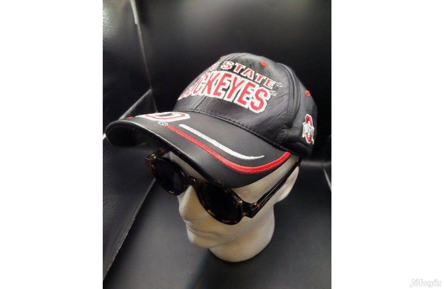 NFL Ohio State Buckeyes (eredeti) Snapback 1990' bőr baseball sapka