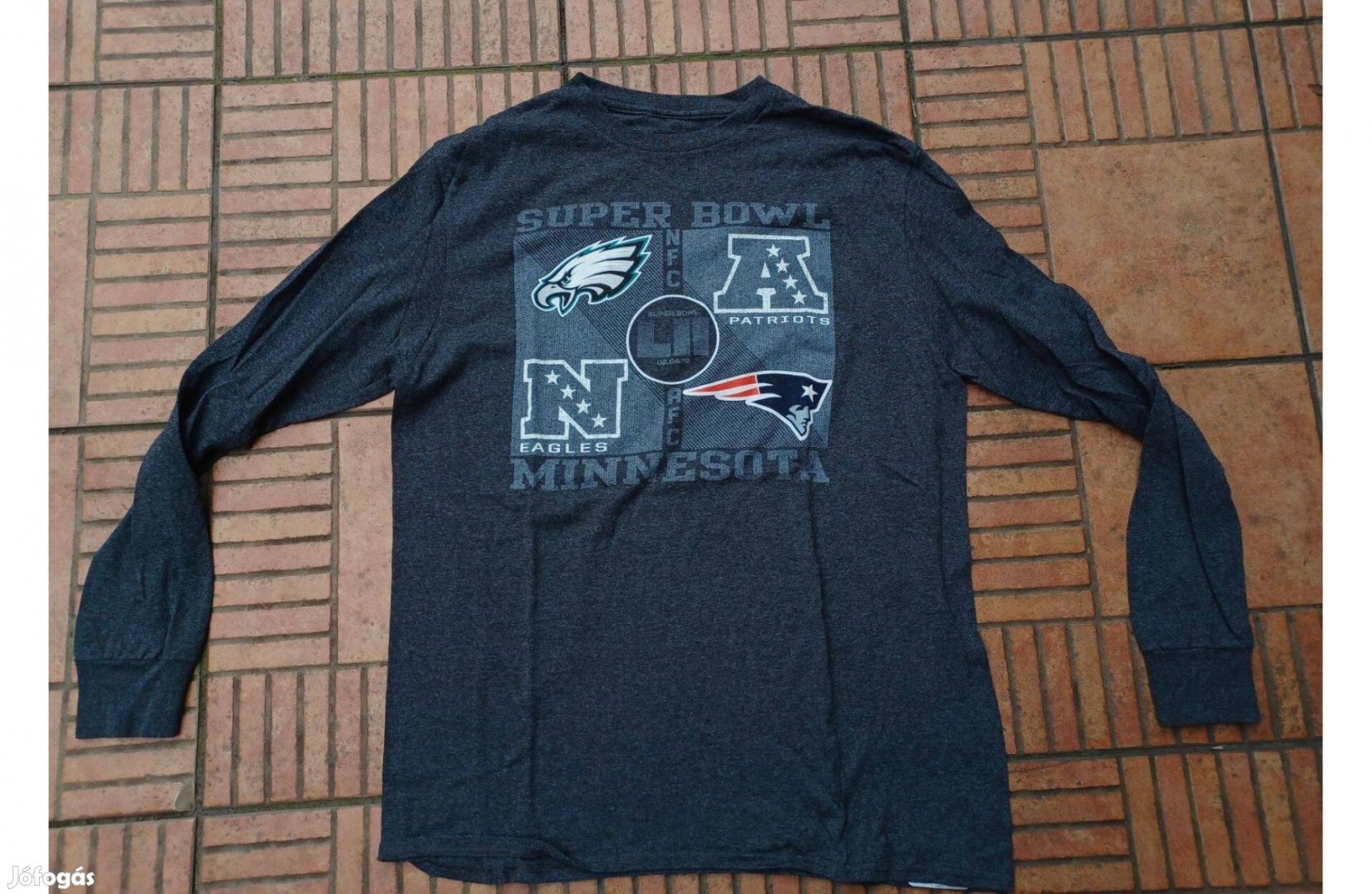 NFL amerikai foci Steelers NFL Patriots póló L XL