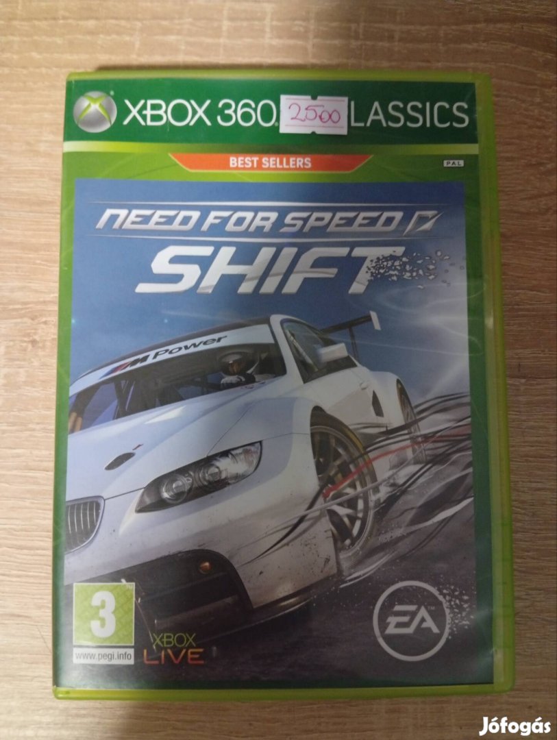 NFS Shift Xbox 360 játék 