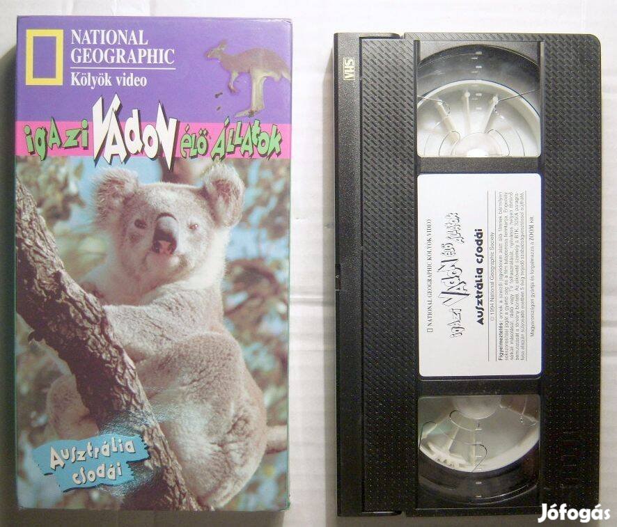 NG-Ausztrália Csodái VHS jogtiszta teszteletlen