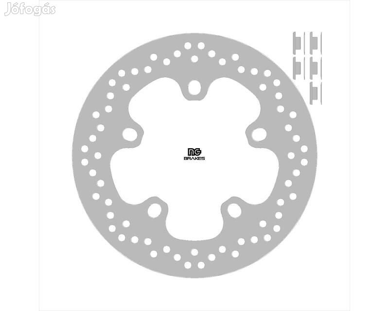 NG BRAKES féktárcsa - 2168