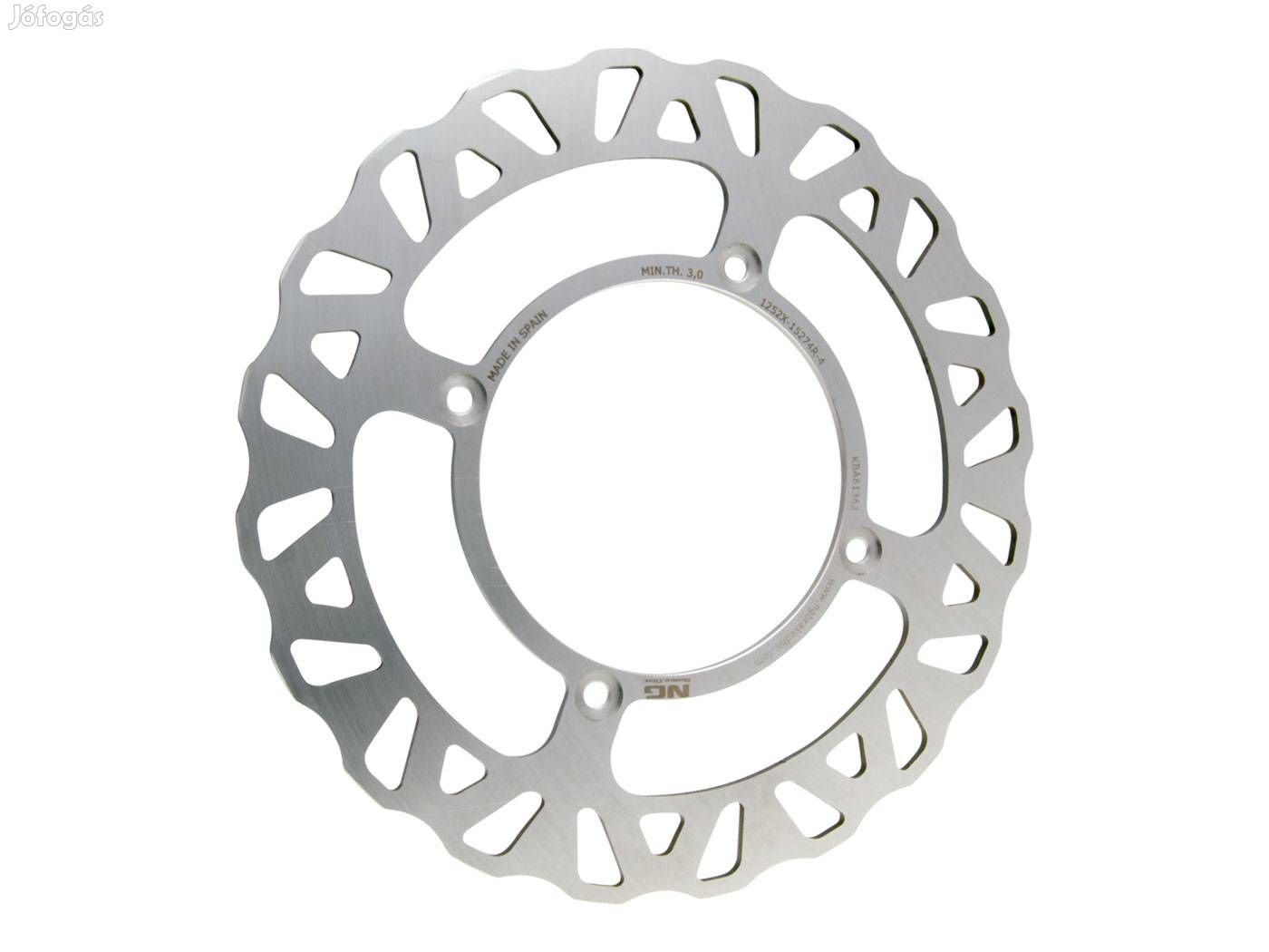 NG Brake Wavy hullámos féktárcsa - Beta 50 RR Enduro, Motard (2012-) (