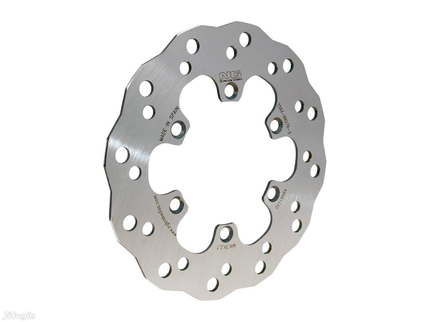 NG Brake Wavy hullámos féktárcsa - Kawasaki KX85, KX100 (első)