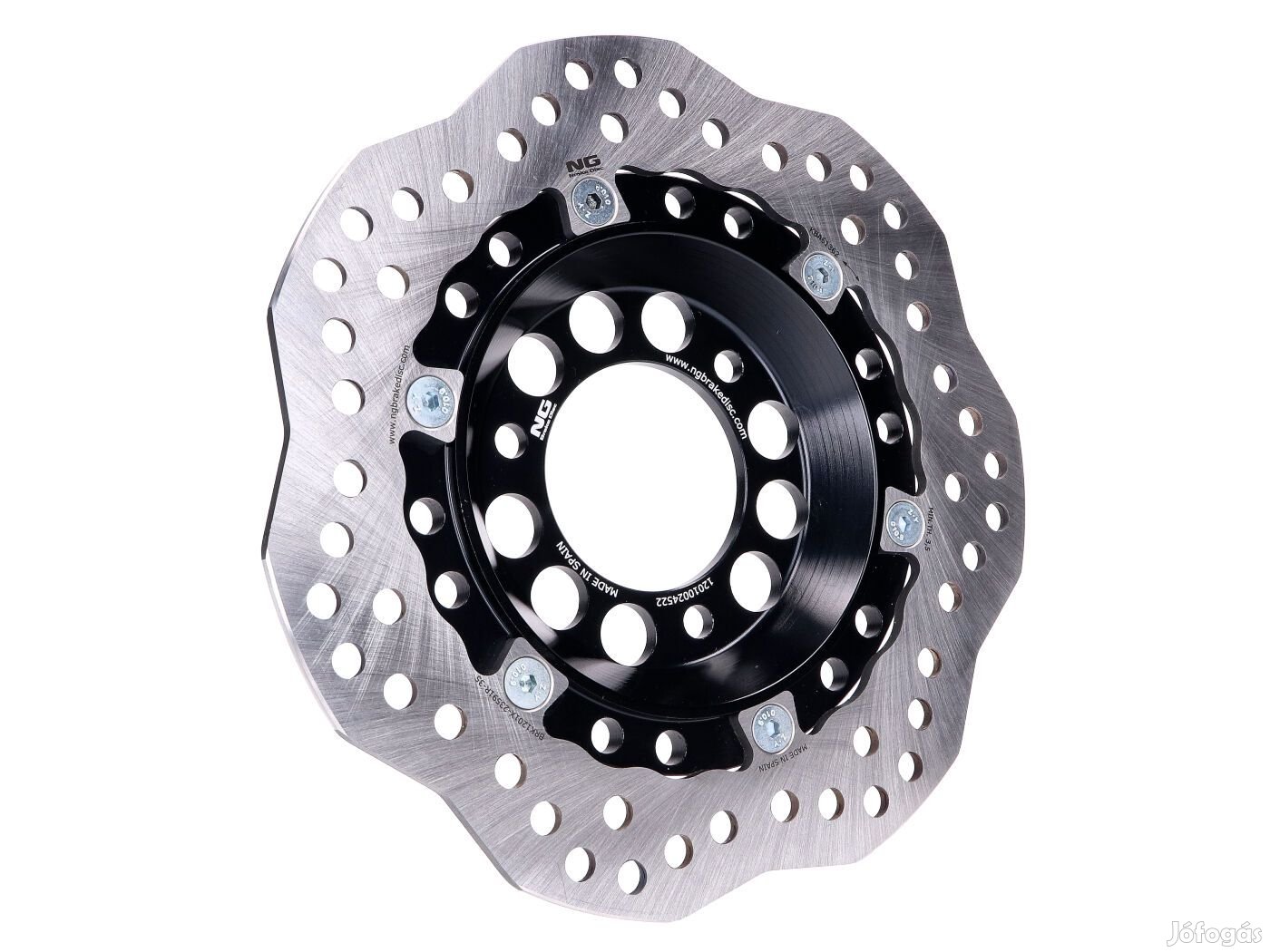 NG Brake hullámos féktárcsa 220mm - China Scooter (4 ütemű) GY6 125, 1