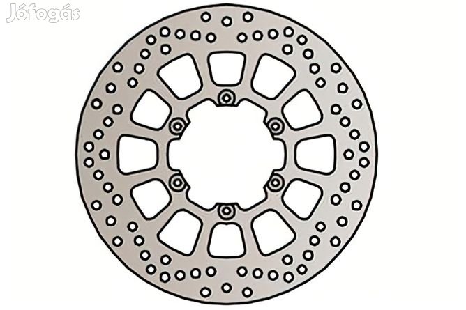 NG első féktárcsa 270mm Malaguti Spidermax GT / RS 500 köbcenti
