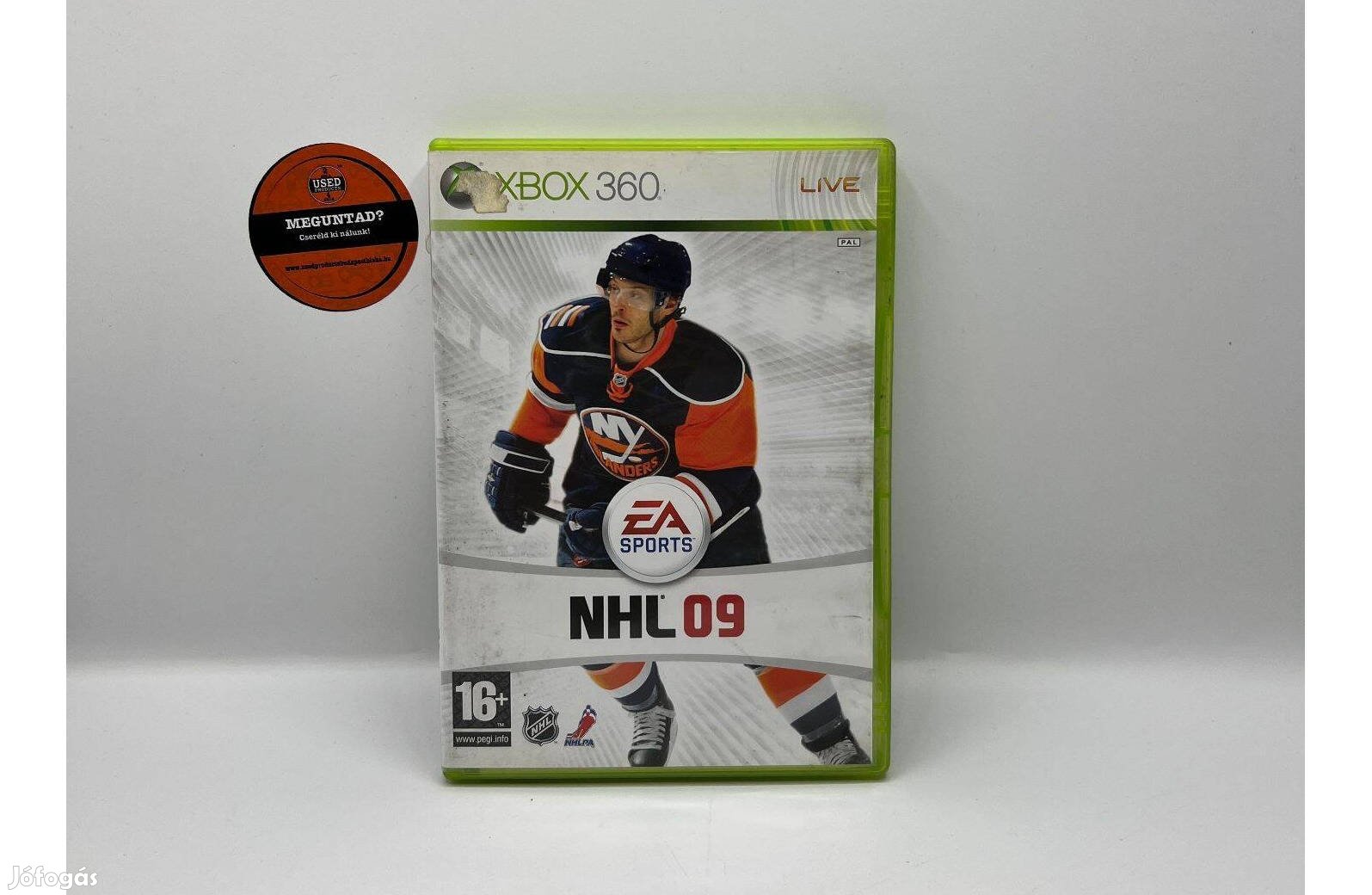 NHL 09 - Xbox 360 játék, használt