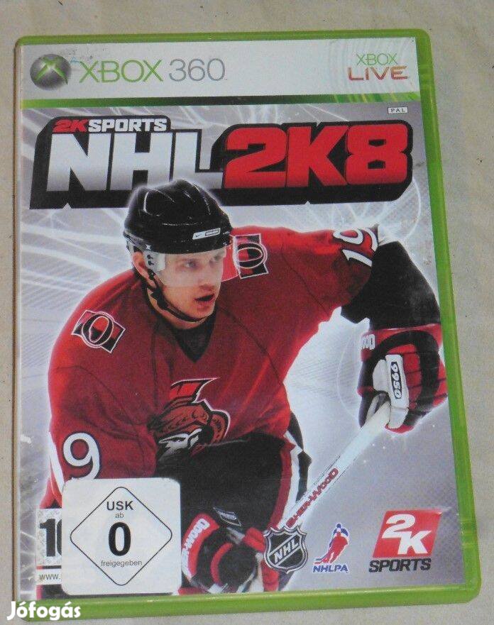 NHL 2k8 (Jégkorong) Gyári Xbox 360 Játék akár féláron