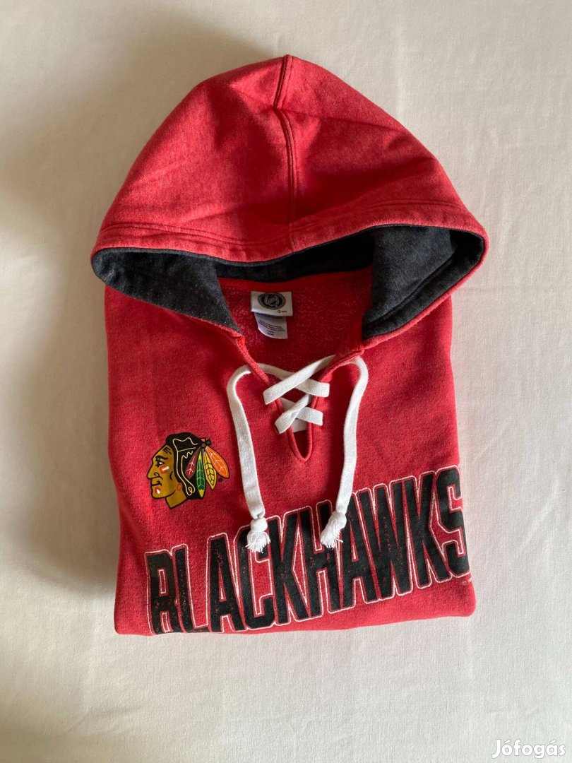 NHL Chicago Blackhawks férfi kapucnis pulóver XXL-es