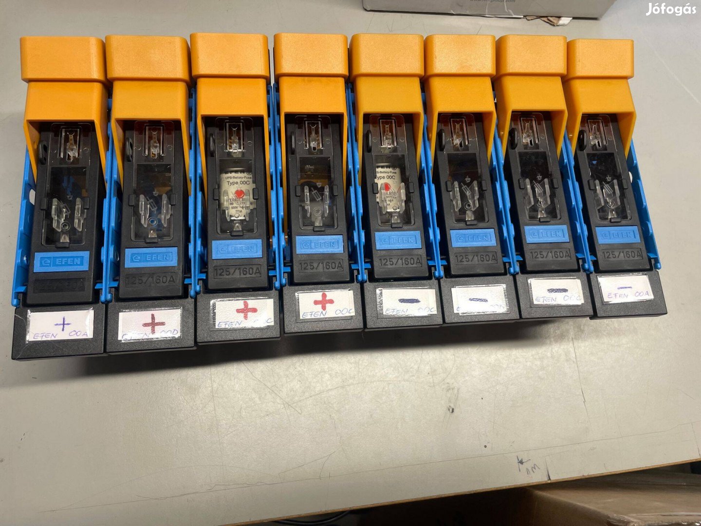 NH 00 késes biztosító aljzat NH-Latr 00 Efen DC-re használható!