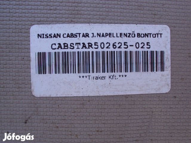 NISSAN CABSTAR J.NAPELLENZŐ BONTOTT eladó