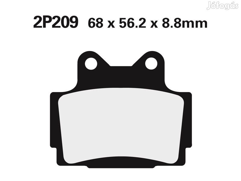 NISSIN Off-Road Félig Fémes Fékbetétek - 2P-209GS